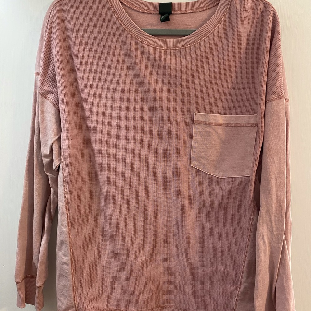 Large Wild Fable Pink Long Sleeved Shirt